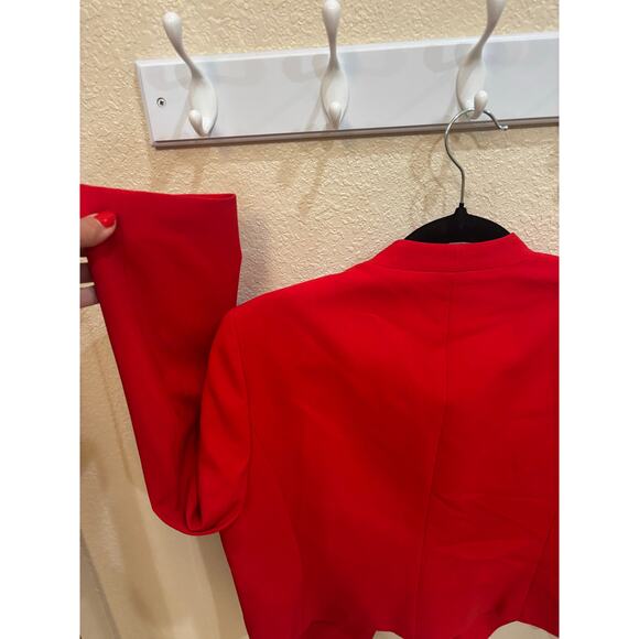 Bar III medium red blazer jacket - Picture 4 of 7